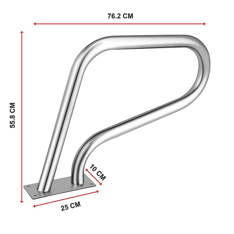 Swimming Pool Hand Rail Step Grab Rail 76.2x55.8cm with Drill Bit