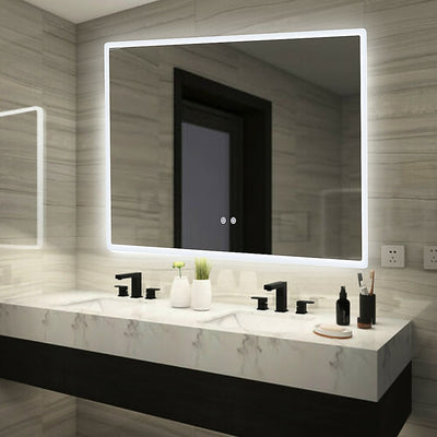 Smart Mirror Bathroom Vanity LED Lighted Wall Mirror 800x600mm