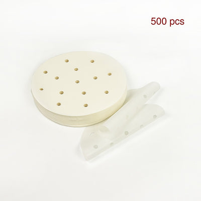 500pcs Patty Paper Baking Burger Wax Discs Nonstick BBQ Burger Paper 13cm