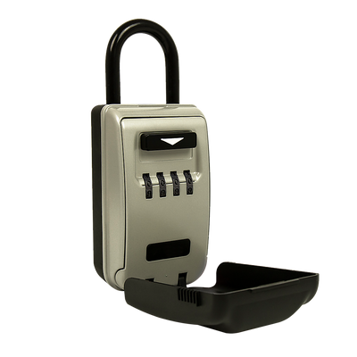 Security 4 Digit Combination Cable Lock Box With Luminous Dials