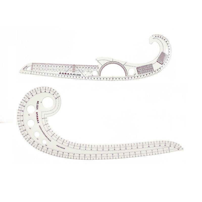 9pc French Curve Ruler Set DIY Sewing Pattern Measuring Tool for Dressmaker