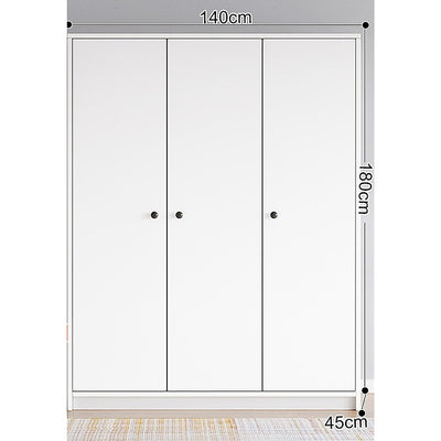 3 Door Wardrobe Bedroom Cupboard Closet Storage Cabinet Organiser