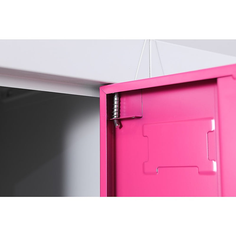 12-Door Locker for Office Gym Shed School Home Storage - Padlock-operated