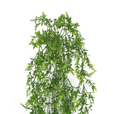 Artificial Dense Hanging Evergreen Plant (Two-Tone) UV Resistant 80cm