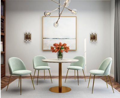 Mint Audrey Taylor Gold 5 Piece Dining Set