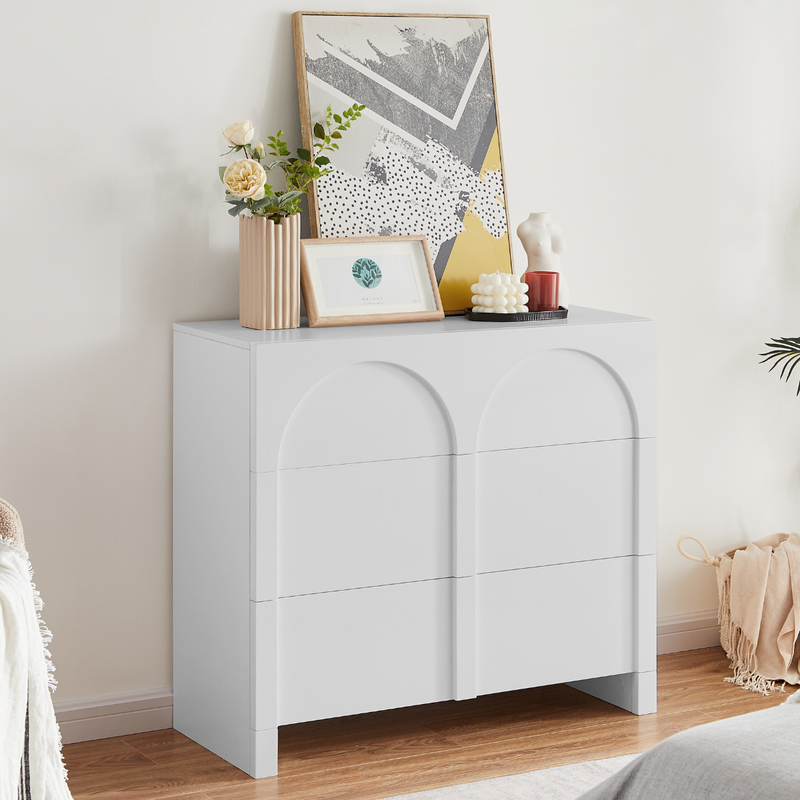 Dome White Sideboard