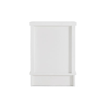 Margaux White Coastal Style Bedside Table