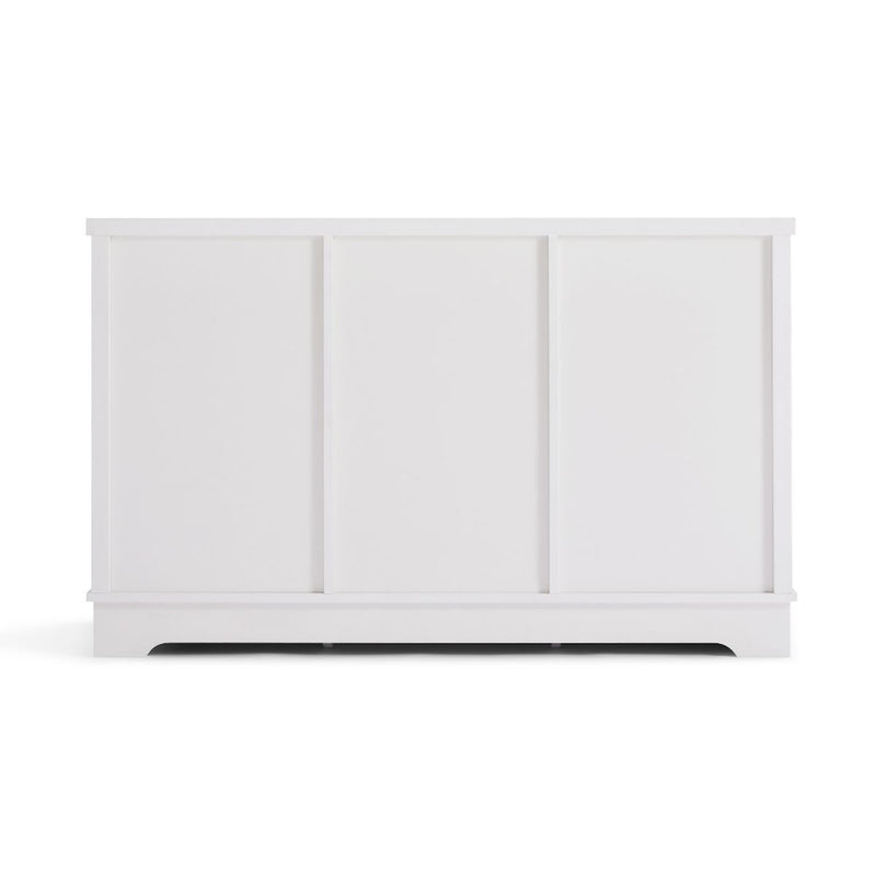 Margaux White Coastal Style Sideboard Buffet Unit