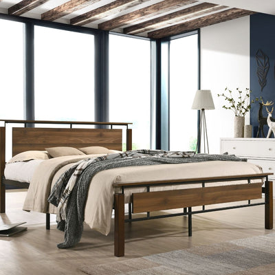 Nicole Industrial Bed Size King Single