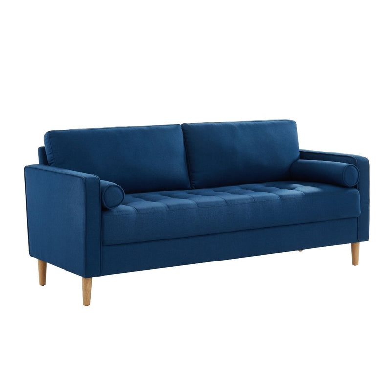 Cassandra 3 Seater Sofa Couch Blue