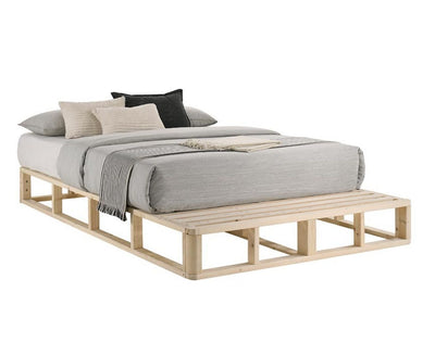 Kurt Wooden Platform Bed Frame Base Queen