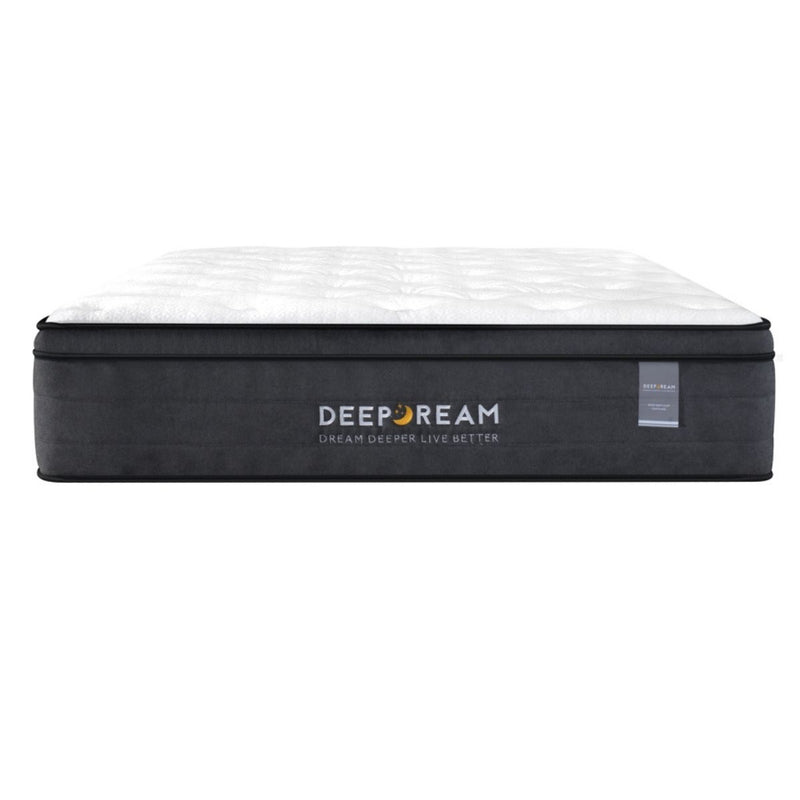 Eurotop Mattress 5 Zone Pocket Spring Latex Foam 34cm - Double