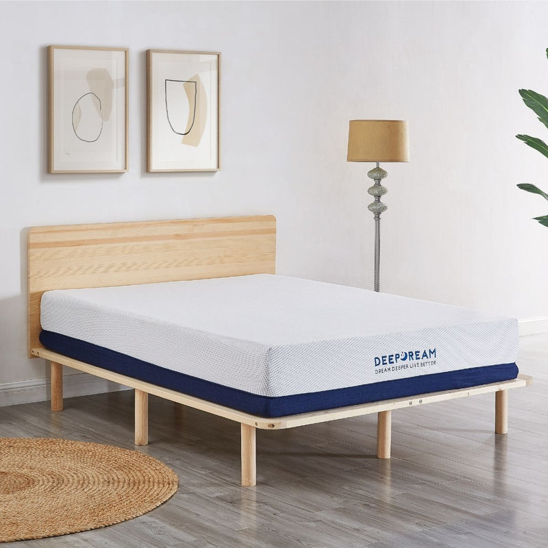 Plush Knitted Organic Cotton Memory Foam Mattress Queen