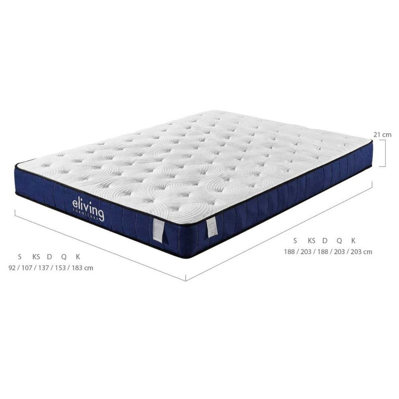 Cool Gel Memory Foam Mattress 5 Zone Pocket Spring - Single