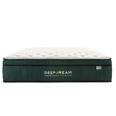 Green Tea Cool Gel Memory Foam Mattress 36cm 5 Zone King Single