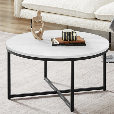 Jordyn Cross Legs Coffee Table