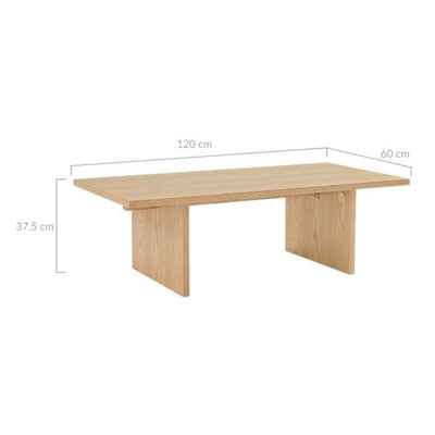 Jiro Wooden Coffee Table in Oak