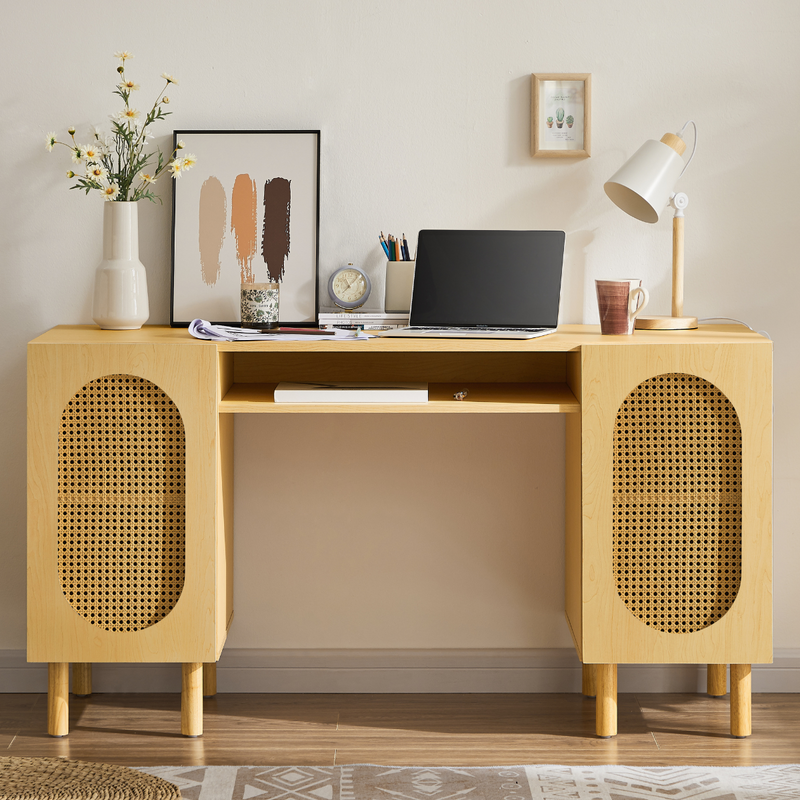 Kailua Rattan Desk