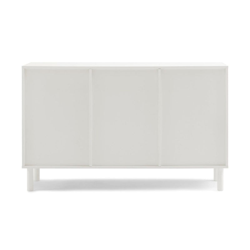 Kailua 3 Door Rattan Sideboard in White