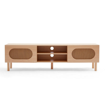 Kailua Rattan 160CM TV Stand in Maple