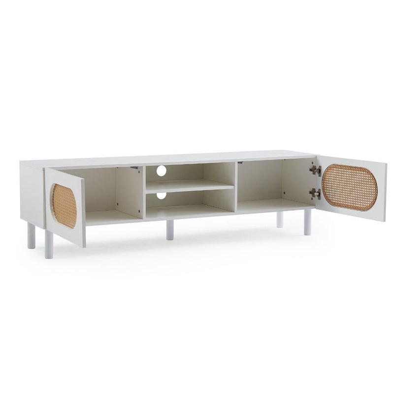 Kailua Rattan 160CM TV Stand in White