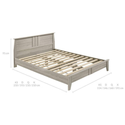 King Wooden Bed Frame Base