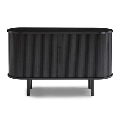 Kate Black Column Wooden Sideboard Table