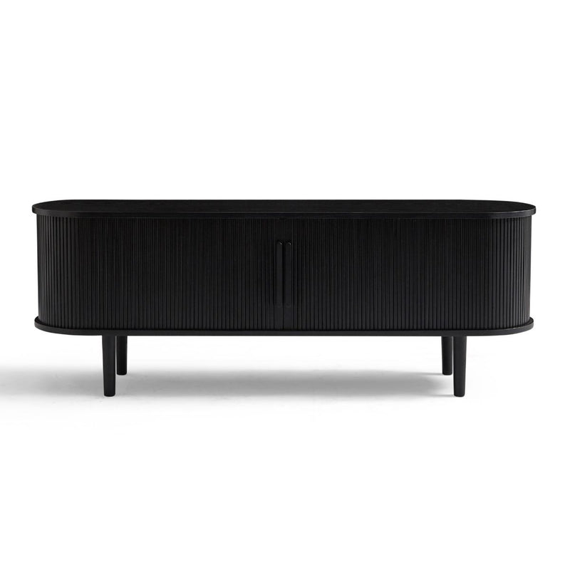 Kate Black Column TV Stand 160cm