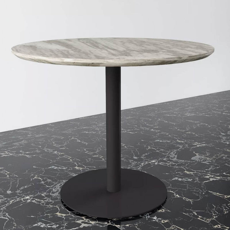 Tyler Black Mid-Century Design Round Dining Table