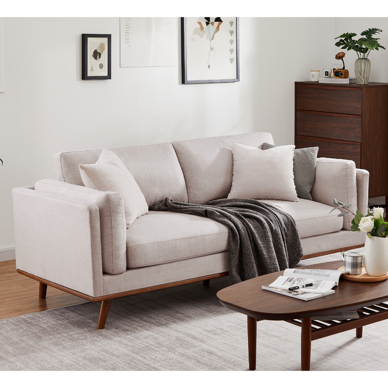 Wesley Grey 3 Seater Sofa