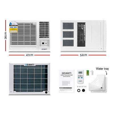 Devanti Window Air Conditioner 1.7kW