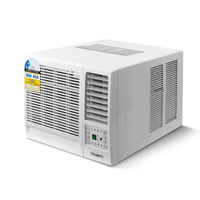 Devanti Window Air Conditioner Portable 2.7kW Wall Cooler Fan Cooling Only