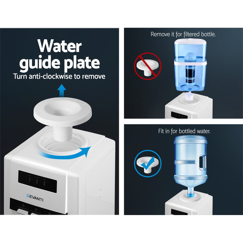 Devanti Water Cooler Dispenser Bench Top 22L