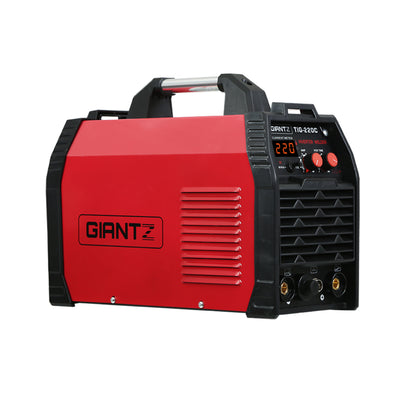 Giantz 220 Amp Inverter Welder TIG MMA ARC DC Gas Welding Machine Stick Portable