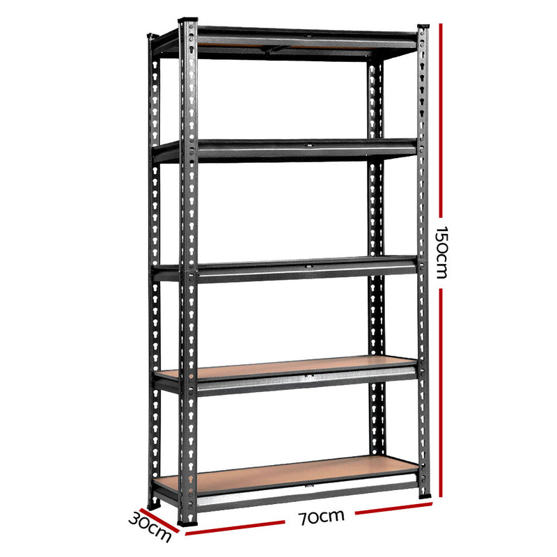 Giantz 3x1.5M Garage Shelving Warehouse Rack Pallet Racking Storage Charcoal