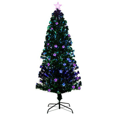 Jingle Jollys 1.8m Christmas Tree Optic Fibre LED Xmas tree Multi Colour