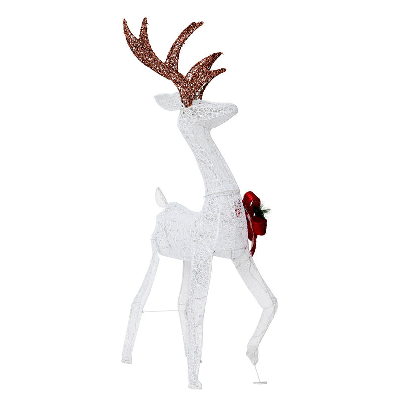 1.5M Christmas Lights Reindeer 100 LED Decorations Jingle Jollys