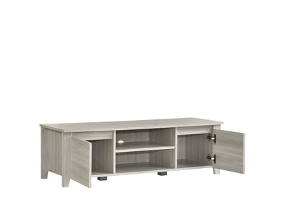 TV Stand Entertainment Unit 120cm In White Oak