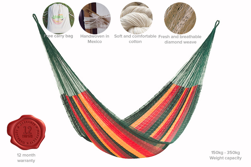 The out and about Mayan Legacy hammock Doble Size in Imperial colour