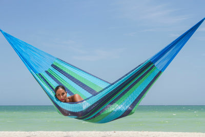 The out and about Mayan Legacy hammock Doble Size in Oceanica colour