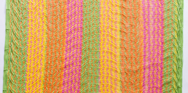 Mayan Legacy Queen Size Cotton Mexican Hammock in Radiante Colour