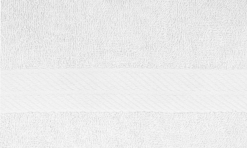 Royal Comfort 4 Piece Cotton Bamboo Towel Set 450GSM Luxurious Absorbent Plush - White