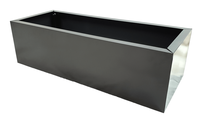 Grey Metal Planter Small