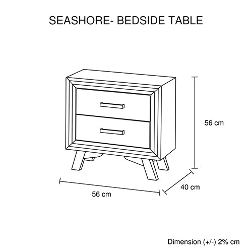 5 Pieces Bedroom Suite Queen Size Silver Brush in Acacia Wood Construction Bed, Bedside Table, Tallboy & Dresser